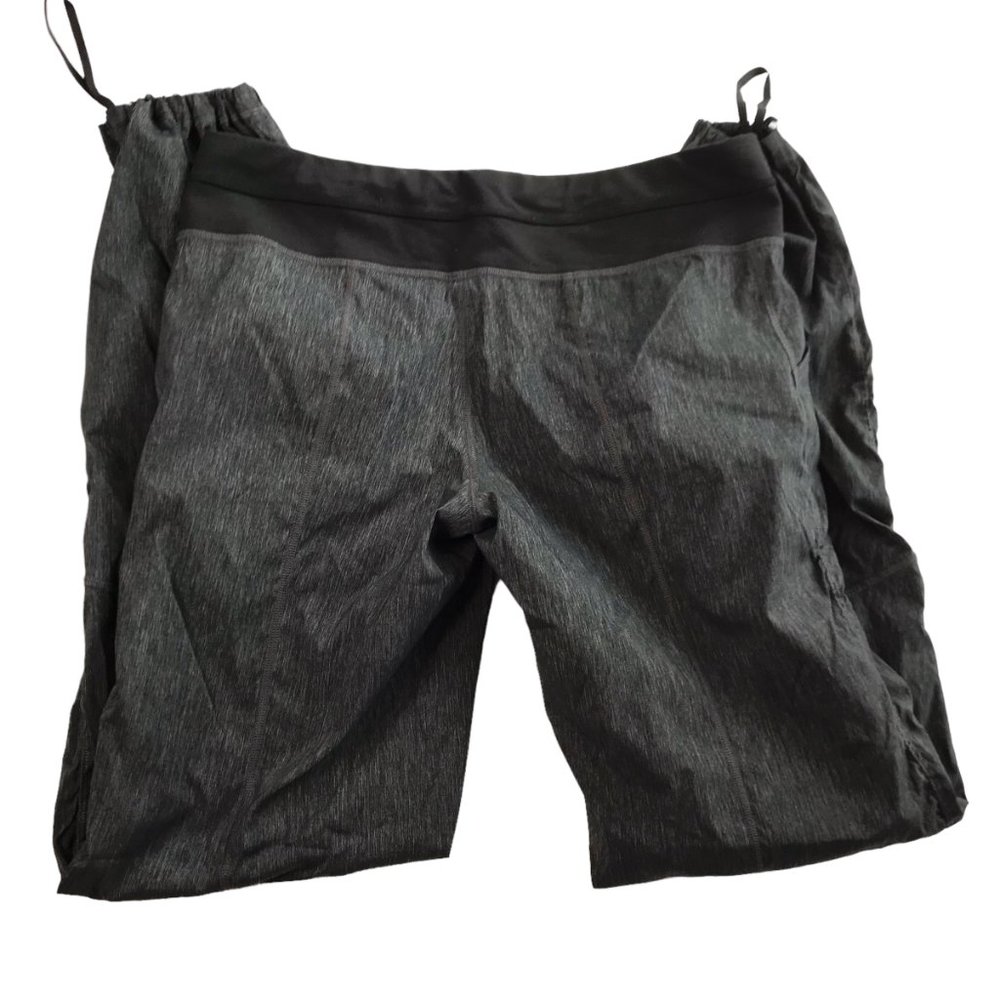 LUCY Athletic Dance Pants. Dark Gray. Size women's M. Drawstring at Cuff - Picture 6 of 10